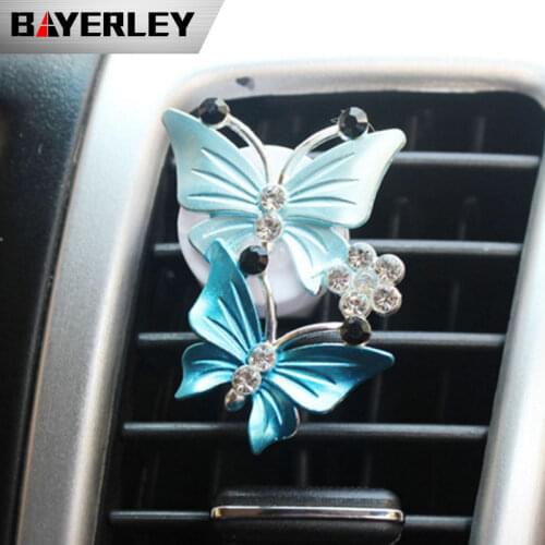Air Freshener Butterfly Car-styling Car Perfume Natural Smell Air Conditioner Outlet Clip Fragrance Auto Accessories perfume