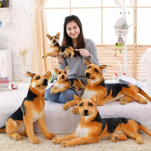 Stuffed Animal Plush Dolls Cute Simulation Plush Dog Toys Children Photo Props Kids Birthday Gift Girlfriend Dolls Dog Toys