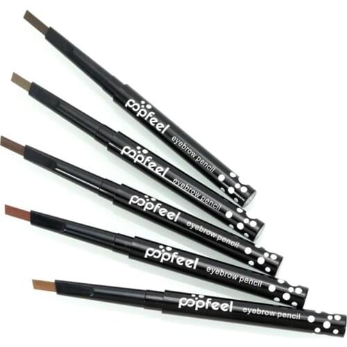 Popfeel Pro Women Makeup Single-head Rotary Brake Eyebrow Lasting Waterproof Not Blooming Easy To Color
