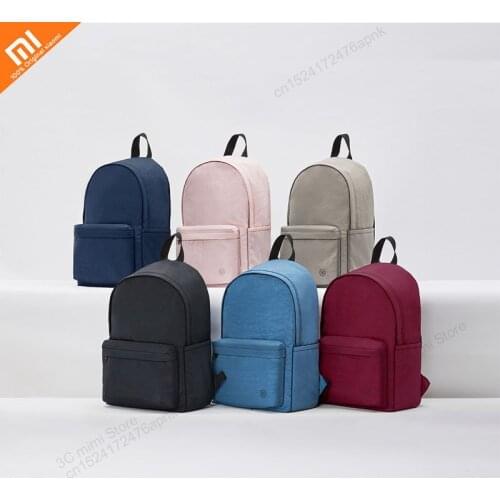 Youpin 90 points youth simple fashion colorful sports bag 15L unisex travel camping college backpack smart home