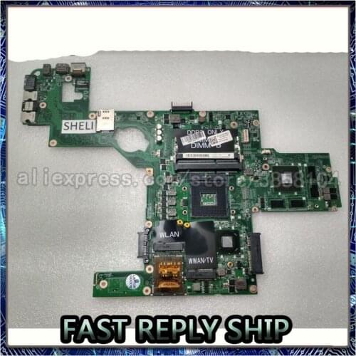 SHELI For Dell L502X Motherboard with GT525M 1G DAGM6CMB8D0 C47NF 0C47NF CN-0C47NF