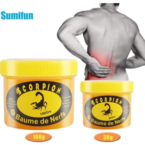 100g/30g Scorpion Cream Herbal Mint Repellent Mosquito Bites Treatment Dizziness Joint Pain Powerful Relieve Ointment