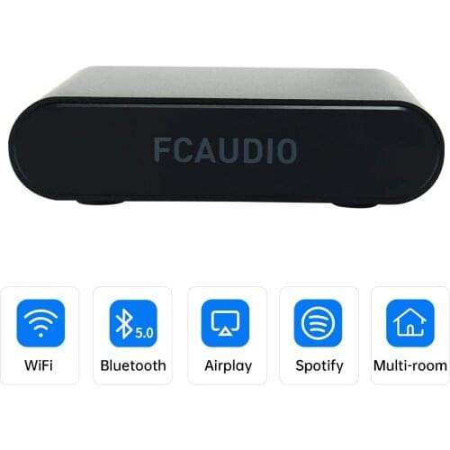 High Performance Wi-Fi Bluetooth Audio Receiver Multiroom Solutions Stereo Amplifier For Speakers