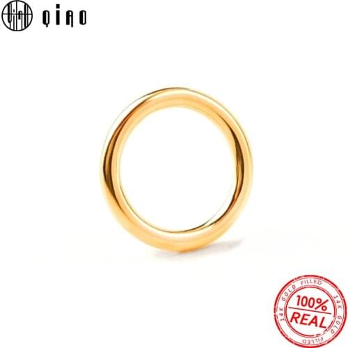 10pcs 2/3/4/5/6mm 14K gold filled closed jump rings 14K gold filled Split Rings For Keychains Making & Bracelet Jewelry Findings