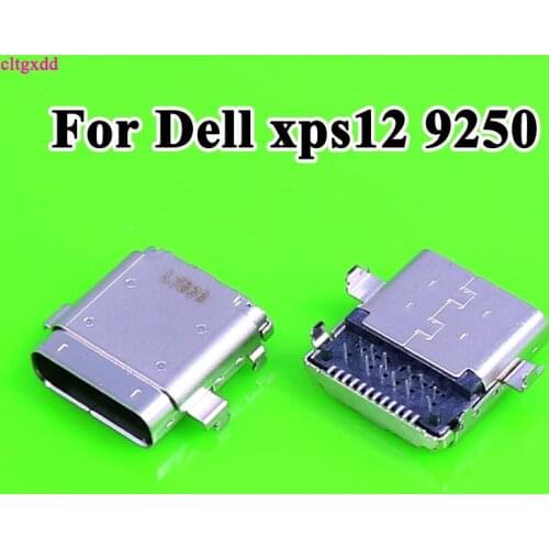 10pcs portable dc jack power cable socket connector port cable charging port for dell xps12 9250 xps12d 9q23 9q33 TYPE-C usb c