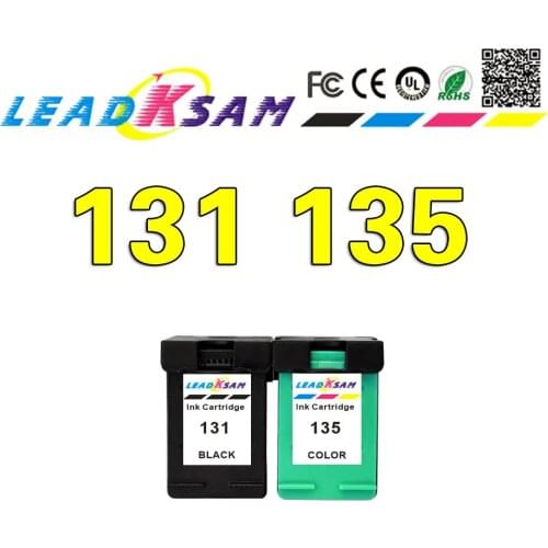 131 135 Refilled Ink Cartridges compatible for hp131 hp135 Photosmart C3100 C3183 C3150 C3180 PSC1500 1510 1513 1600