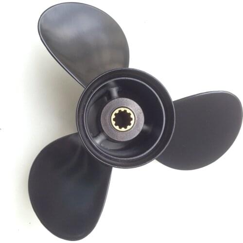 Free shipping 9.9x14 For 20HP 30HP for tohatsu propeller tohatsu Outboard Motor TOHATSU Aluminium Propeller 10 tooth