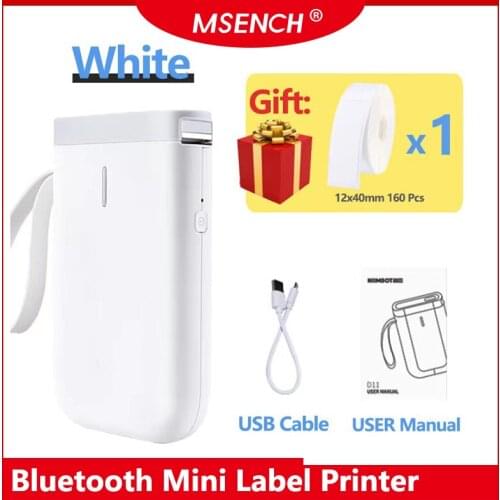 Niimbot D11 Wireless Label Printer Portable Pocket Sticker Print Blue Tooth Thermal Label Printer For Home Office