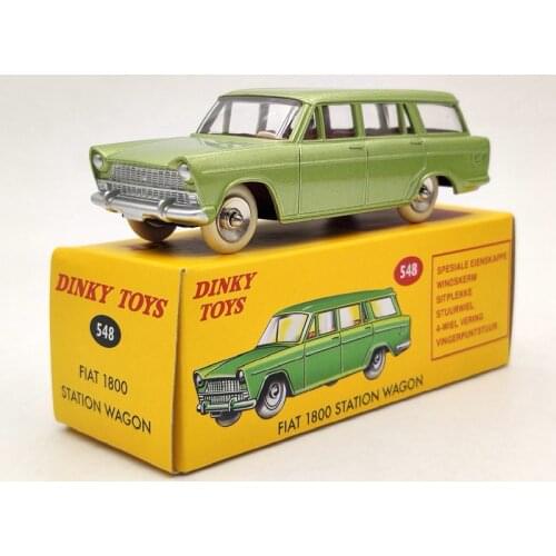 DeAgostini 1/43 Dinky Toys 548 For Fiat 1800 Station Wagon Diecast Models Car