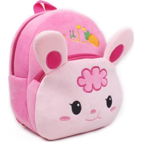 Mini Cartoon Kids Plush Backpacks Baby Toy Schoolbag Student Kindergarten Backpack Cute Children School Bags for Girl Schoolbag