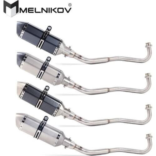 M3 Motorcycle Exhaust Full System Middle Pipe Muffler Slip On For Honda M3 MSX 125 MSX125 SF 2013 To 2020 Exhaust