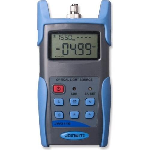 JW3116 with 2.5mm+FC+SC+ST Connector Optical Source Fiber Optic Light Source 1310/1550/1625nm