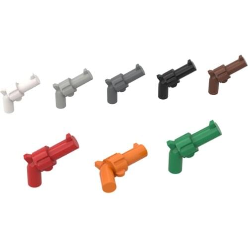 10PCS Building Blocks 30132 Revolver High-Tech Bricks Assembles Particles DIY Assembly Parts Education Toys For Children