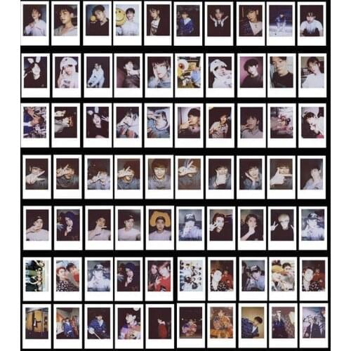 KPOP EXO Polaroid Photos Ins Card Wallet Card XIUMIN SUHO LAY Baekhyun CHEN CHANYEOL Fans Collection v26