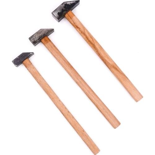 Square Wooden Handle Hammer Making Gold and Silver Tools Jewelry Adjustment Processing Tool
