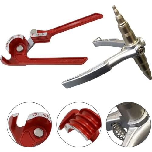 Copper Pipe Tube Expander Manual Expanding Tool Set W/Manual Tubing Bender for Air Conditioner Refrigeration Install Repair