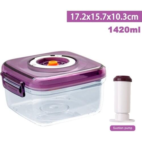 Durable Vacuum Seal Food Storage Container And Air Pump Food Preservation Moisture-proof Prevent Odor Containe Vacuum Food Saver