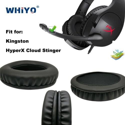 Replacement Ear Pads for Kingston HyperX Cloud Stinger Headset Parts Leather Cushion Velvet Earmuff Earphone Sleeve Cover