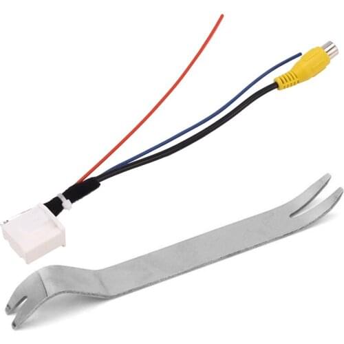 1 Pcs Car Removal Pry Door Trim Dashboard Repair Tool & 1 Pcs 16 Pin Car Rear View Camera Adapter Cable