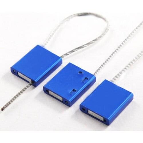 10PCS 40cm Security seals Aluminum Alloys Lock Body Container Wire seals Wire Lead Seal Solid, easy to lock