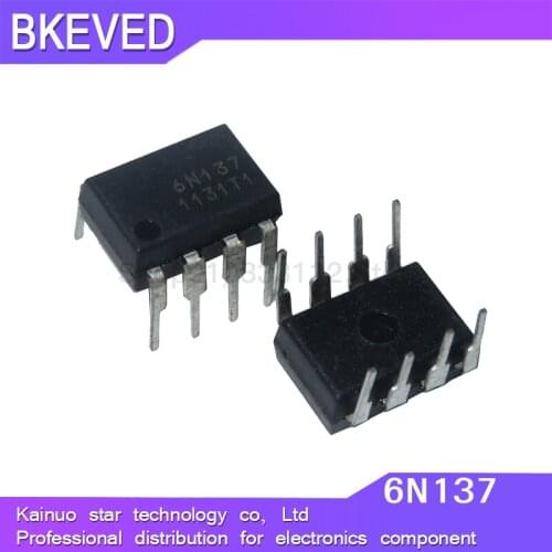 10PCS 6N137 DIP8 6N137 DIP DIP-8 new and original IC