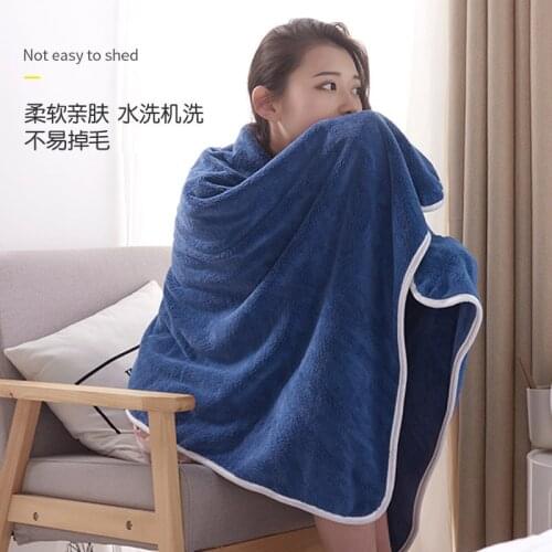 Antarctica bath towel household than cotton water fast dry hair large coral velvet towel wrapped towel towels bathroom
