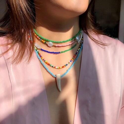 BUDROVKY Beaded Chokers