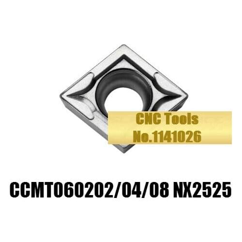 CCMT060202/CCMT060204/CCMT060208 NX2525,original CCMT 0602 02/04/08 insert carbide for turning tool holder