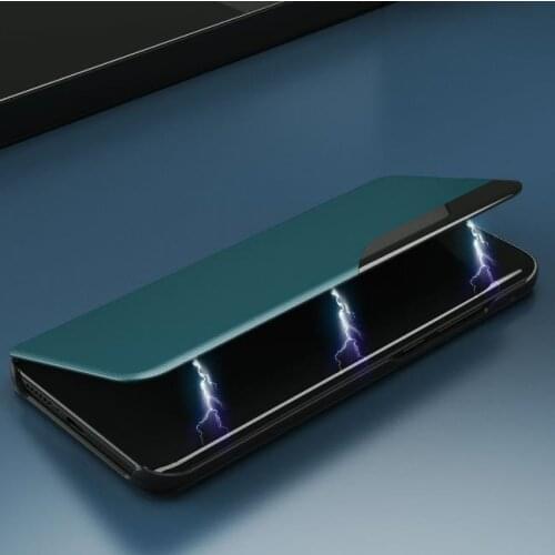 Pocophone x3 nfc case pu leather smart window view magnet flip stand cover for xiaomi little poco x3 x 3 pocox3 nfc coque fundas
