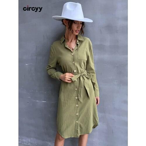 Circyy Fashionable Shirt Dresses