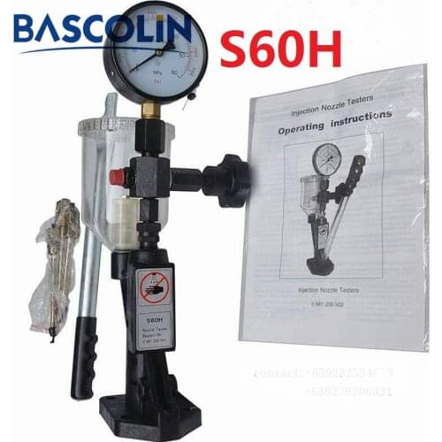 CR-C S60H Multifunction diesel common rail injector tester + S60H Nozzle Validator Common rail Injector tester tool sets