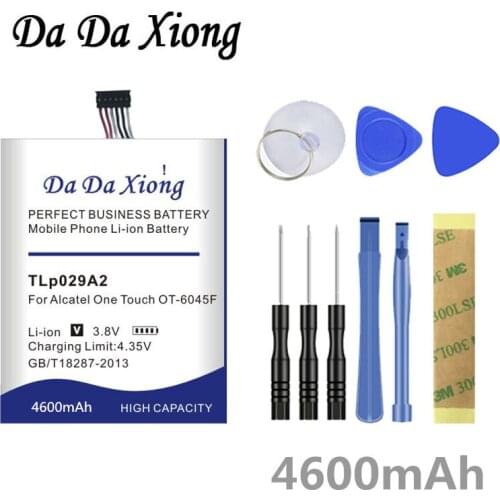 Da Da Xiong 4600mAh TLp029A2 TLP029A2-S Battery for Alcatel One Touch Idol 3 I806