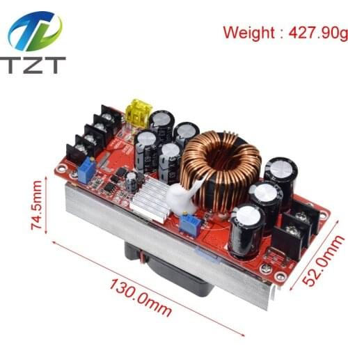 DC-DC 1500W 30A Voltage Step Up Converter Boost CC CV Power Supply Module Step Up Constant Current Module DC-DC 10-60V to 12-97V
