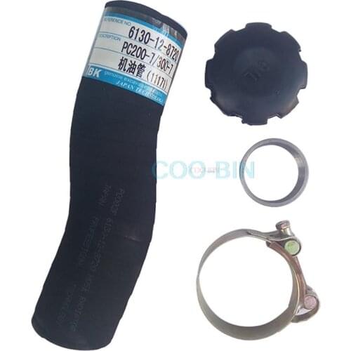 For KOMATSU PC 200 Cummins 6D102 HYUNDAI 225 excavator engine filling machine oil pipe inlet pipe excavator parts