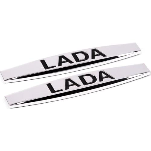 For LADA Logo Car Fender Sticker Emblem Badge Car Styling For Lada Kalina Priora Niva Granta Largus Samara Vesta Xray 2107 2109