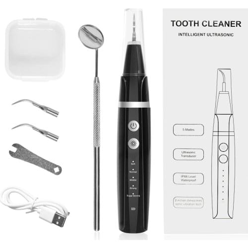 IHoven Home Ultrasonic Calculus Remover Dental Ultrasonic Scaler Tooth Cleaner Oral Cleaning Tool Calculus Remover Cleaner