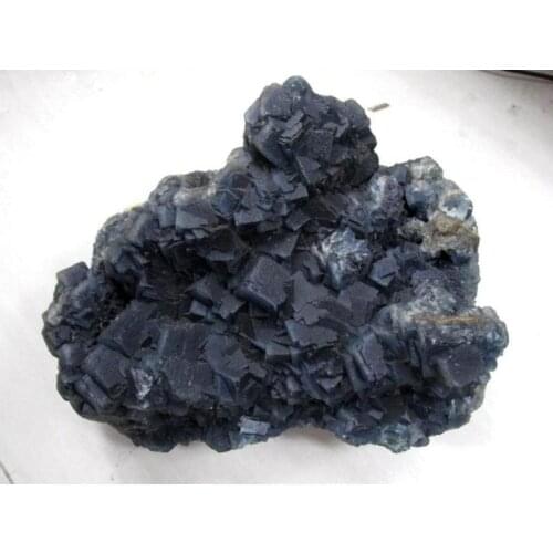 10.5"/10kg Museum Grade Blue Fluorite with Rose Baryte - crystals and stones healing Mineral specimen Home Decor feng shui