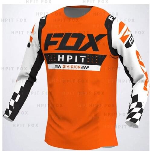 Mens Downhill Jersey Hpit Fox Mountain Bike Mtb Shirts Offroad Dh Motorcycle Motocross Sportwear Bicycle Racing Cycling Jersey