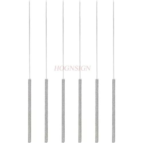 500pcs Acupuncture Needle Disposable Sterile Needles Flat Handle Chinese Meridian Cone Moxibustion Knife Medical Care Tool