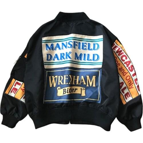 MRWILK Bomber Jacket Women Harajuku Loose Streetwear Casual Basic Coat Short 2021 NEW Spring Windbreaker Patch Designs