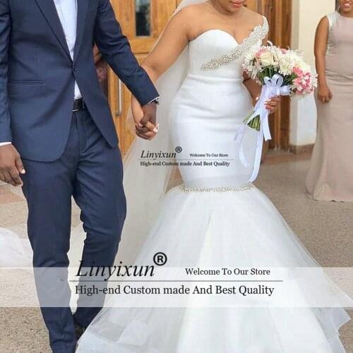 Linyixun Mermaid Silhouette Wedding Dresses