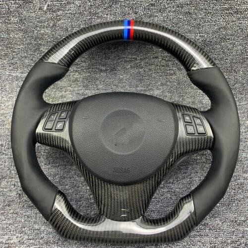 Modification of Steering Wheel Fit For BMW M3M5 1- 4 Series E80 E90 X5 X6 Carbon Fiber Car Steering Wheel
