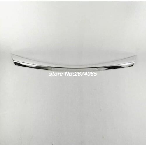 Front Grill Grille Trim Garnish Bumper Protector Strips For Toyota RAV4 RAV 4 2016 2017 ABS Chrome Sticker Car styling Accessory