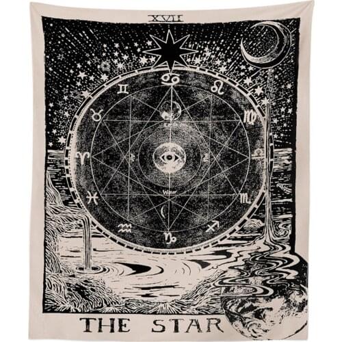 Wall Tapestry Astrology Divination Hanging Bedding Tapestry Home Dorm Wall Decor