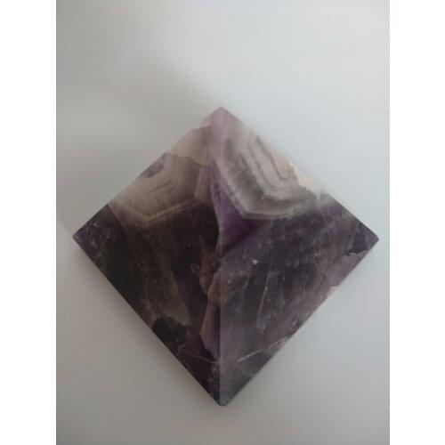 Natural dream amethyst pyramid energy and feng shui furnishing