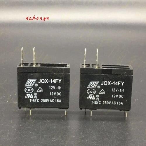 New jqx-14fy 12v-1h 12VDC 12V relay 4-pin 16A