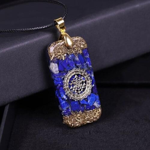 WENDYFO New Arrive Orgone Energy Necklace & Pendant For Men Women Casual Natural Stone Charm Jewelry Unisex Necklaces Gift