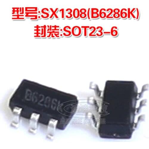 New domestic SX1308 SOT23-6 silk screen B6286K 2A boost chip IC integrated SOT-236