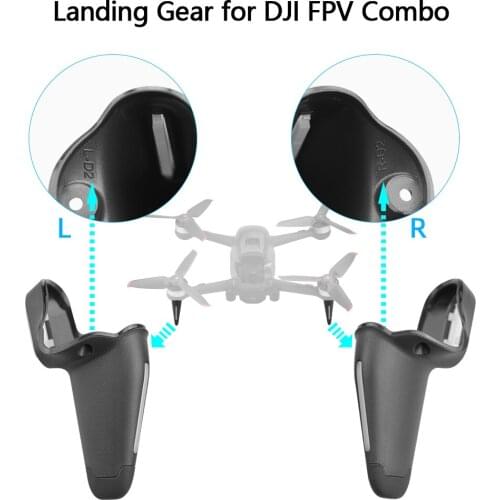 Landing Gear for DJI FPV Combo Drone Replacement Stand Maintenance Left/Right Tripod Repair Part for FPV Combo Accessories