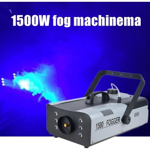 Remote control 1500W fog machine stage fog machine DMX512 suitable for DJ disco equipment DMX lighting special effects lighting